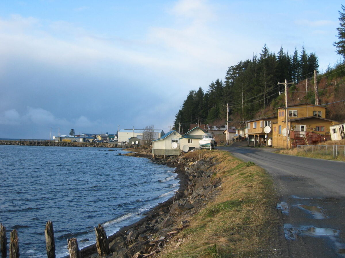 The shoreline in Kake in 2012. (Courtesy Photo/Alaska Division of Community and Regional Affairs)