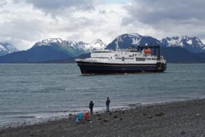 In this Dec. 15, 2018, file photo the M/V Tustumena, arrives in Homer. (Photo by Alan Grinberg/Creative Commons)