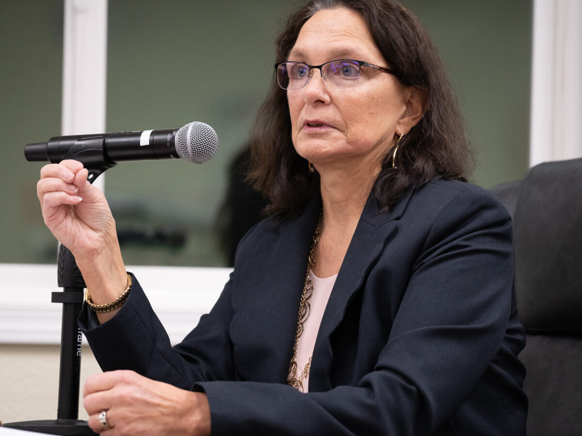 Borough Manager Annette Kreitzer (Lex Treinen/Chilkat Valley News)