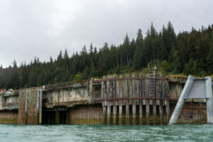 The Lutak Dock(Lex Treinen/Chilkat Valley News)