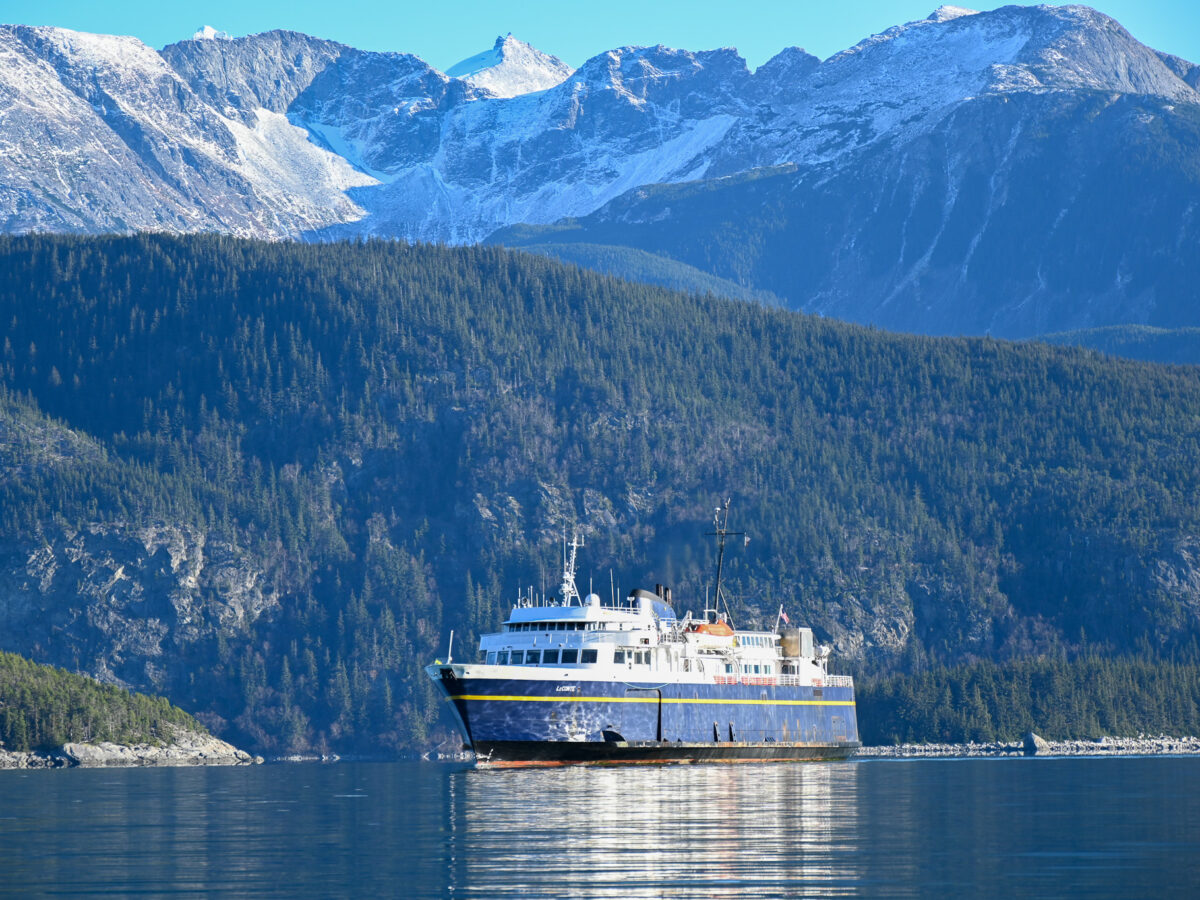 LeConte in 2023 AMHS Alaska Ferry (Lex Treinen/Chilkat Valley News)