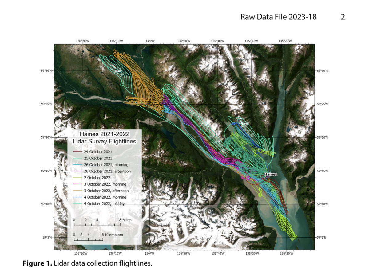 Ground-penetrating mapping data  released for Haines