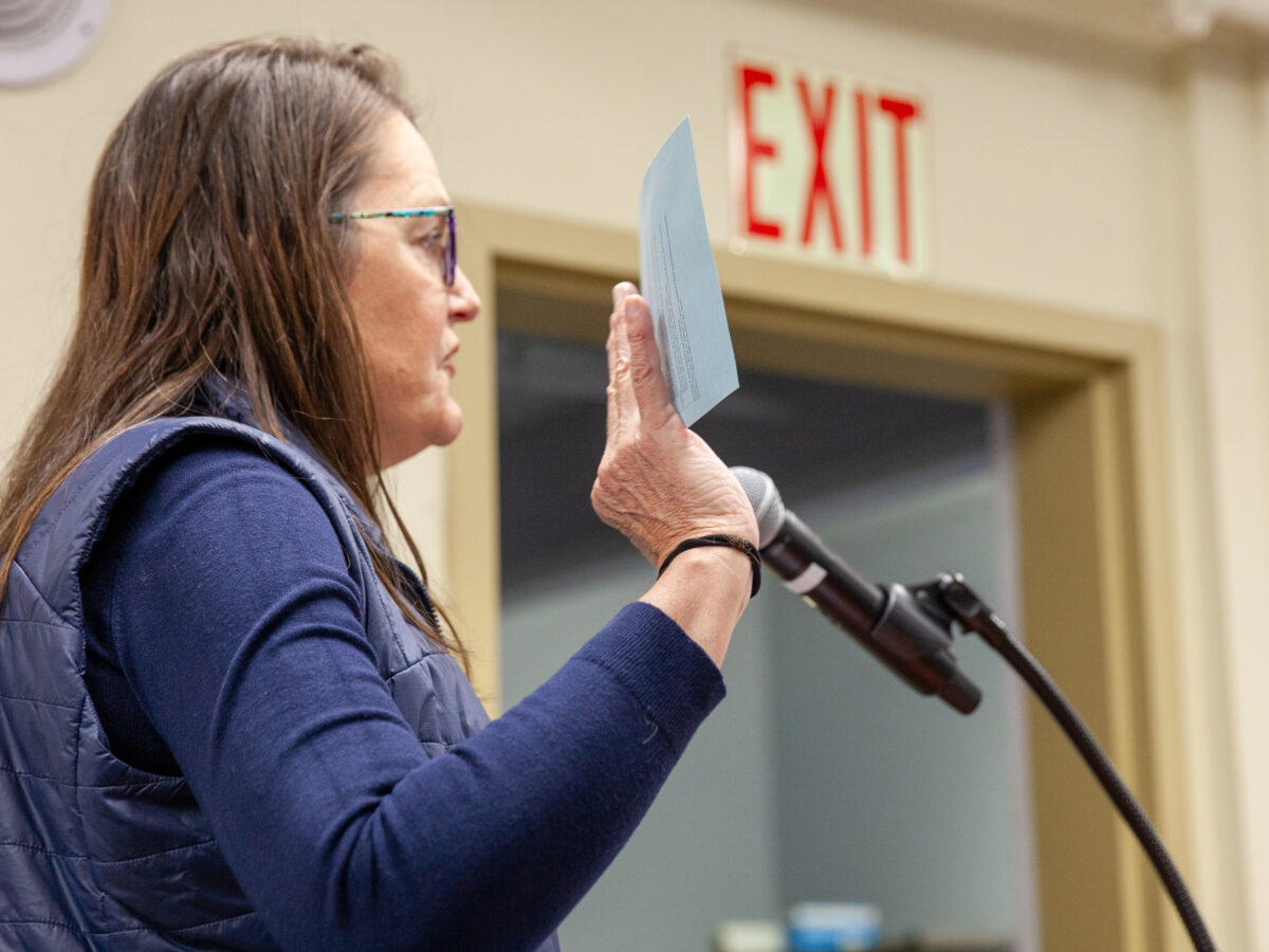 A handful of people told the Haines Borough Assembly that their assessment cards violated local and state law. (Photo by Rashah McChesney/Chilkat Valley News)