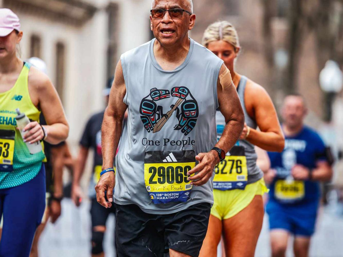 Randy Shirley competes in the 2024 Boston Marathon on April 14. Photo by Marathon (Randy Shirley/Courtesy photo)