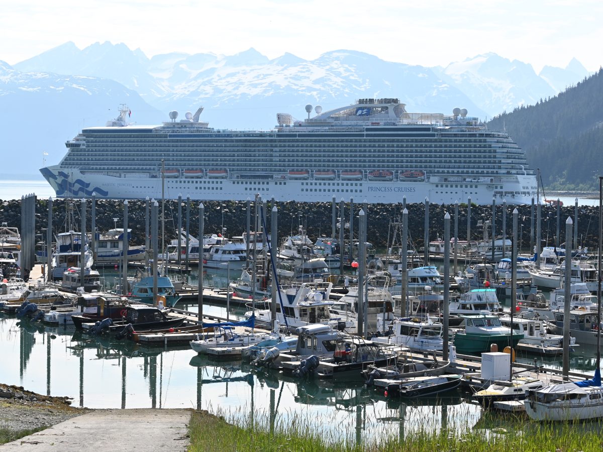The Majestic Princess in Haines. (File photo/Chilkat Valley News)