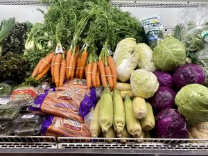 Produce is on display at a Juneau market on Oct. 9, 2024. (Courtesy/Claire Stremple,Alaska Beacon)