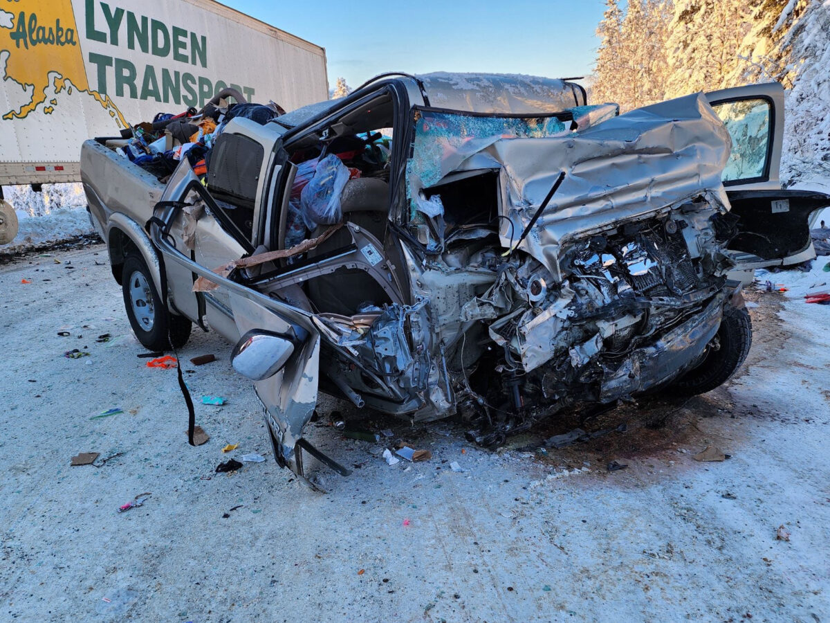 Haines man recovering after collision with semi near Beaver Creek