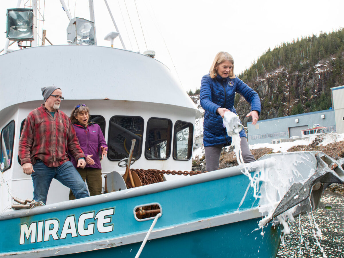 Hybrid electric fishing boat gets traditional send-off