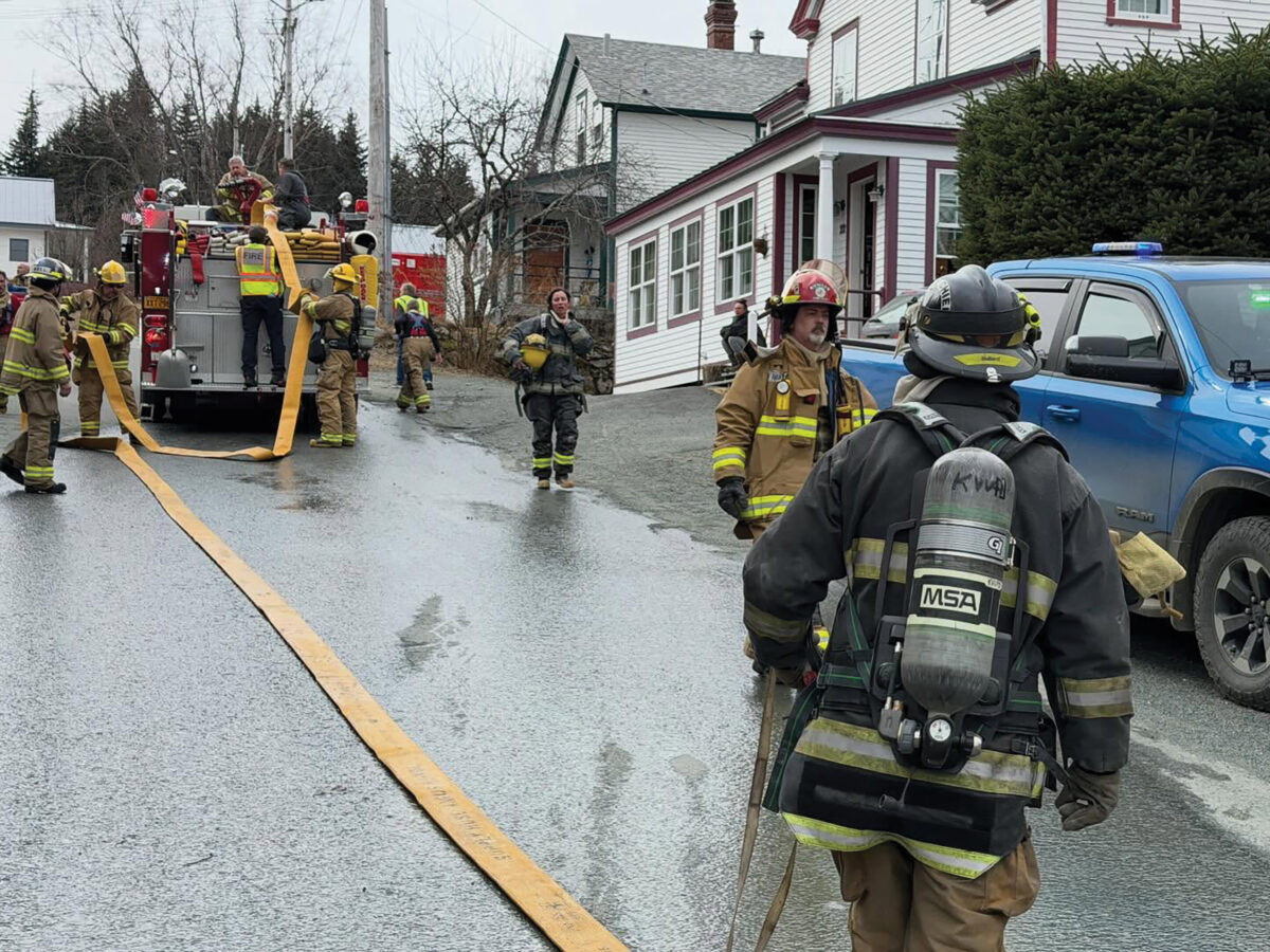 Firefighters save Fort Seward home
