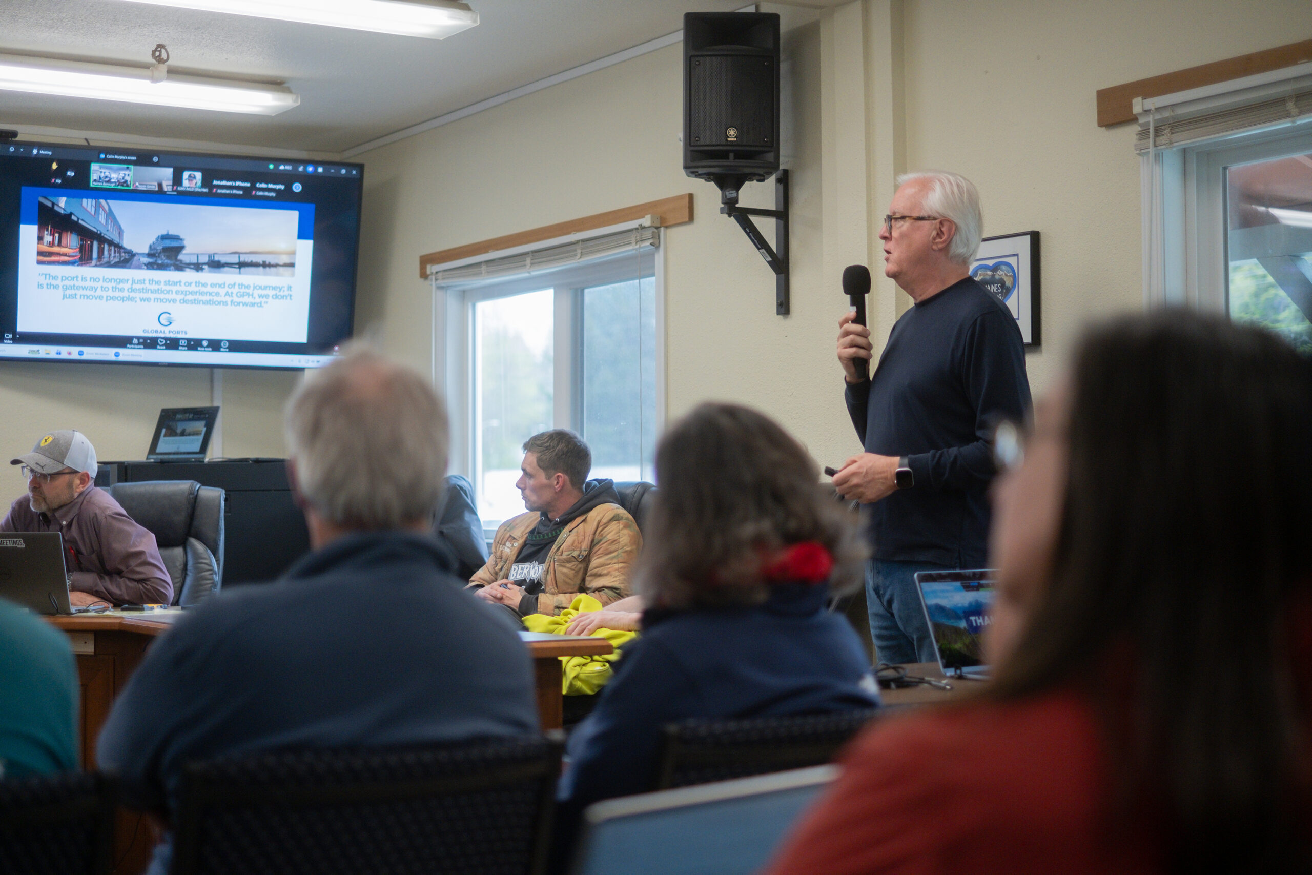Global Ports visits Haines, no official offer made on cruise ship dock