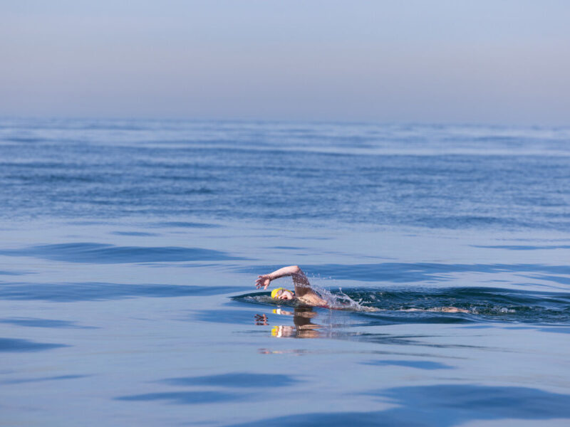 Petersburg woman swims the English Channel