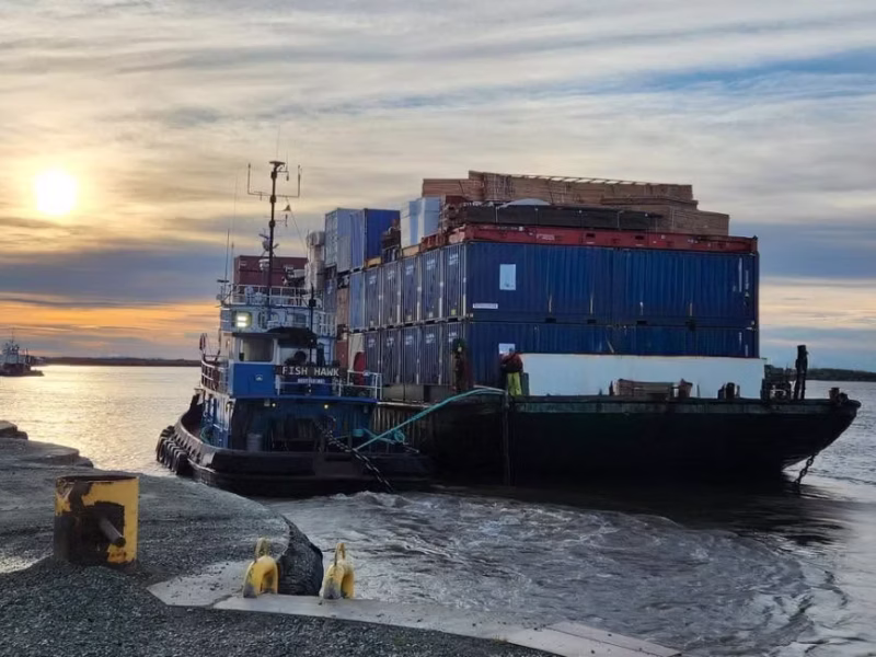 New barge company serving Juneau says it will ship EVs