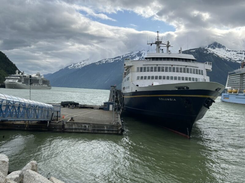 Citing major structural damage, DOT suspends ferry service to Skagway