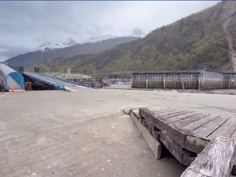 DOT provides details of Skagway ferry dock repairs, says reopening date still unknown